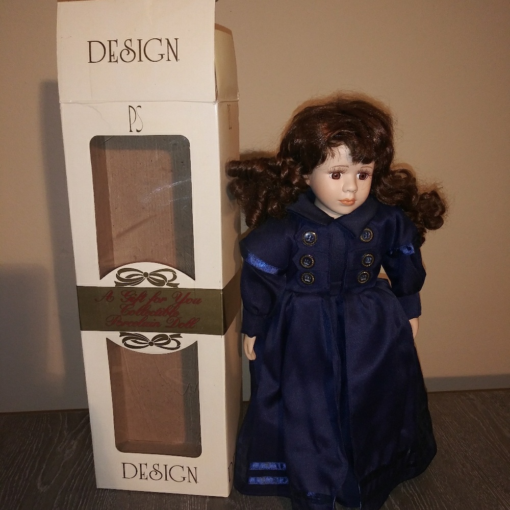Sebastian PS Design Porcelain Doll 15.5" Tall in O